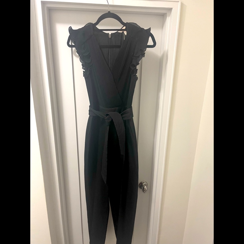 Rebecca Taylor SL Pleated Jumpsuit